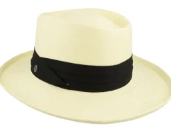 Ivory Toyo Gambler Natural Straw Hat - Jaxon & James