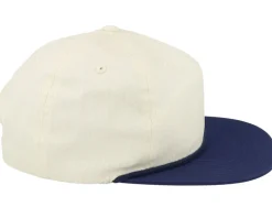 Ivory/Navy Rope 5-panel Snapback - Equip