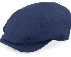 Ivy Contemporary Dark Navy Flat Cap - Wigéns