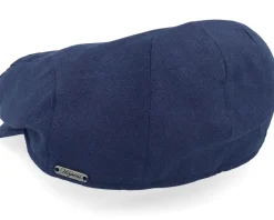Ivy Contemporary Dark Navy Flat Cap - Wigéns