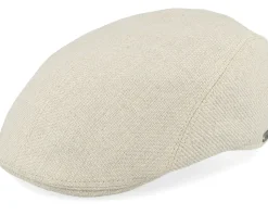 Ivy Modern Cap Beige Flat Cap - Wigéns