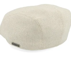 Ivy Modern Cap Beige Flat Cap - Wigéns