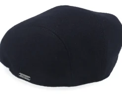 Ivy Modern Cap Black Flat Cap - Wigéns