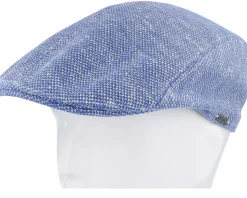 Ivy Modern Cap Blue Flat Cap - Wigéns