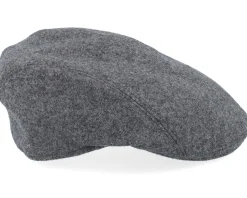 Ivy Modern Cap Grey Melange Flat Cap - Wigéns
