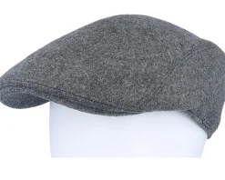 Ivy Modern Cap Grey Melange Flat Cap - Wigéns