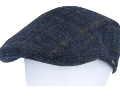 Ivy Modern Cap Navy Flat Cap - Wigéns