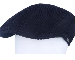 Ivy Modern Cap Navy Flat Cap - Wigéns