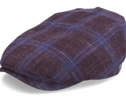 Ivy One Piece Cap Burgundy Flat Cap - Wigéns