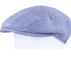 Ivy Slim Cap Blue Flat Cap - Wigéns