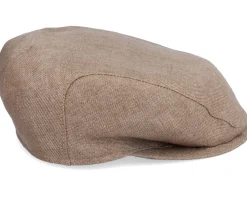 Ivy Slim Cap Light Brown Flat Cap - Wigéns