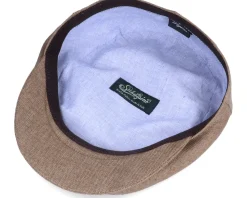 Ivy Slim Cap Light Brown Flat Cap - Wigéns