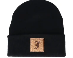 J Letter Patch Black Cuff - Iconic