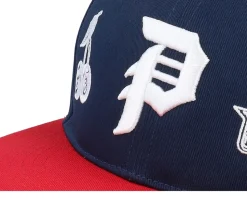 Jackson Blue/Red Snapback - Primitive Apparel