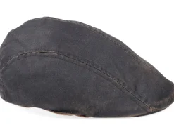 Jacky 100% Cotton Dark Brown Flat Cap - MJM Hats