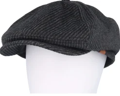 Jamaica Cap Black Flat Cap - Barts