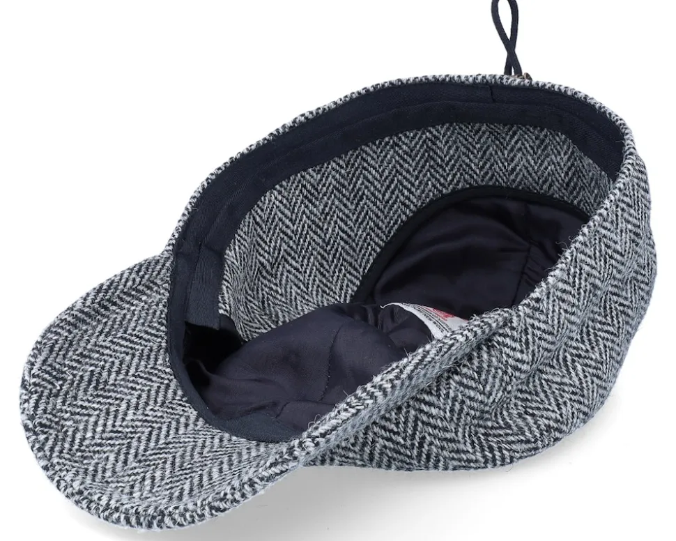 James Harris Tweed Black Ear Flap - CTH Ericson