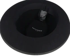 Jannes Wool Black Fedora - Mayser