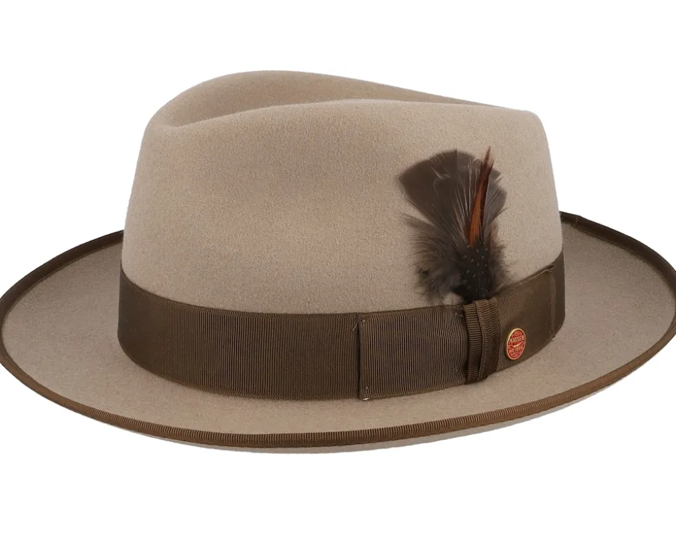 Jannes Wool Step/Brown Fedora - Mayser