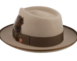 Jannes Wool Step/Brown Fedora - Mayser