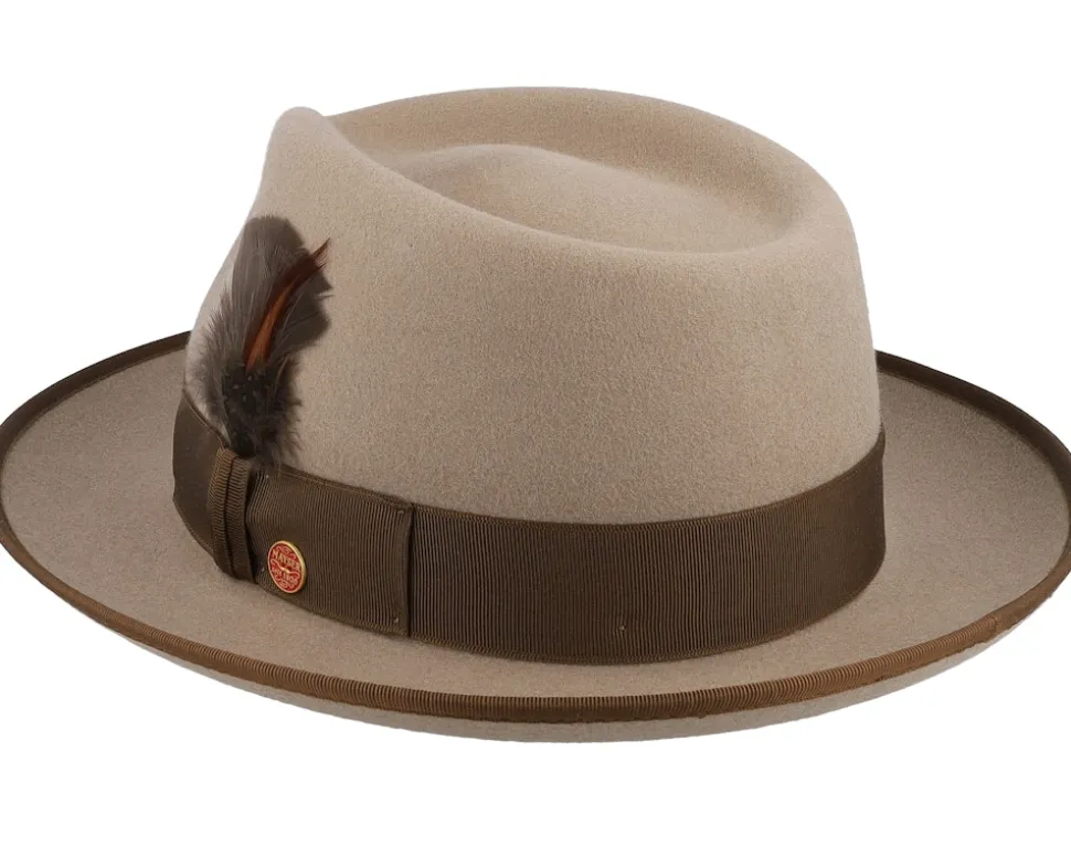 Jannes Wool Step/Brown Fedora - Mayser