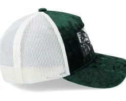 Japan Green /Ivory Velvet Trucker - Public Domain