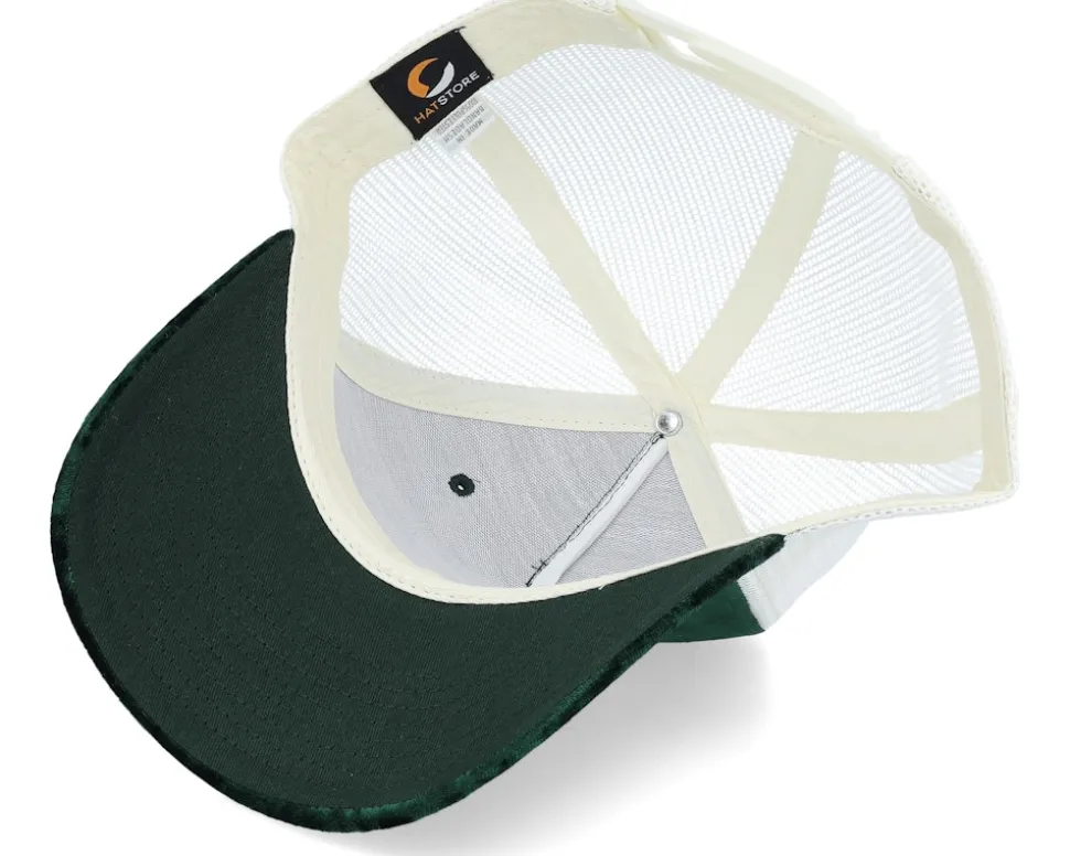 Japan Green /Ivory Velvet Trucker - Public Domain