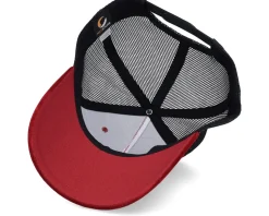 Japan Red/Black Velvet Trucker - Public Domain
