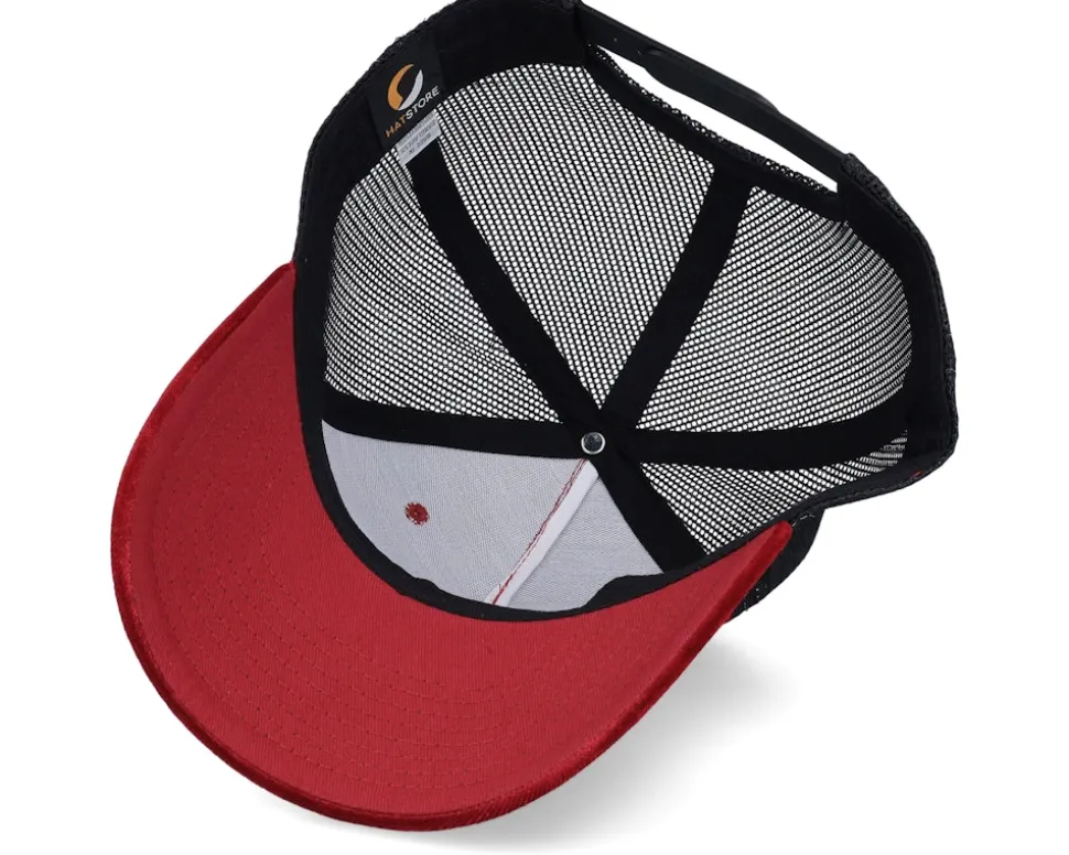 Japan Red/Black Velvet Trucker - Public Domain