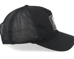 Japanese Mountain Print 939 Bachelor Black Trucker - Iconic