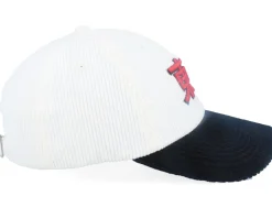 Japanese Symbol Tokyo 3d Corduroy White/Black Dad Cap - Iconic