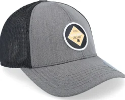 Jaxton Charcoal W Black Mesh W Patch Trucker - Black Clover