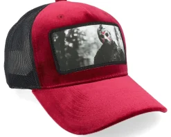 Jayson Killer Velvet Red/Black A-frame Trucker - Scenes