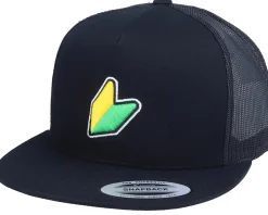 JDM 3D Logo Black Trucker - Iconic