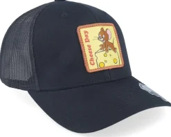 Jerry Cheese Day Black Trucker - Tom & Jerry