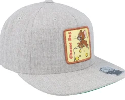 Jerry Cheese Day Heather Grey Snapback - Tom & Jerry