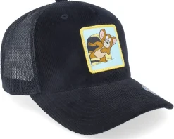 Jerry Looking Out Black Cord Trucker - Tom & Jerry