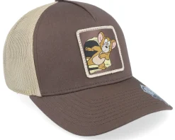 Jerry Looking Out Brown/Khaki Trucker - Tom & Jerry