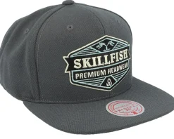 Jetstream Logo Dark Grey Snapback - Skillfish
