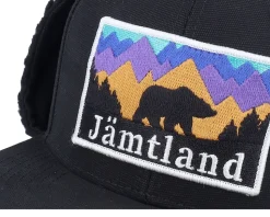 Jämtland Canvas Flatbrim Black Earflap - Wild Spirit