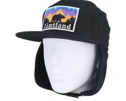 Jämtland Canvas Flatbrim Black Earflap - Wild Spirit