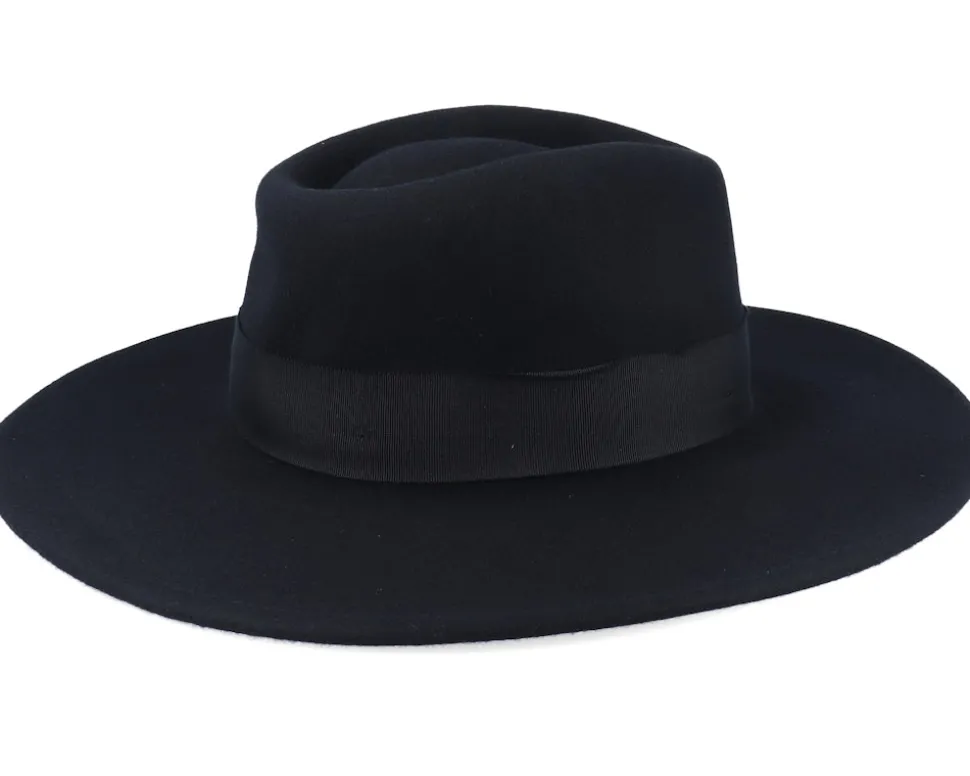 Joanna Felt Black Fedora - Brixton