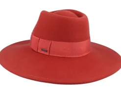 Joanna Felt Hat Phoenix Orange Fedora - Brixton