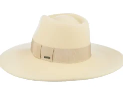 Joanna Felt Light Khaki Fedora - Brixton