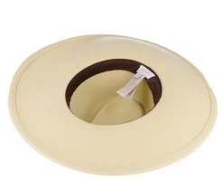 Joanna Felt Light Khaki Fedora - Brixton