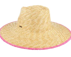 Joanna Festival Honey/Pink Straw Hat - Brixton