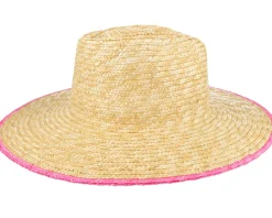 Joanna Festival Honey/Pink Straw Hat - Brixton