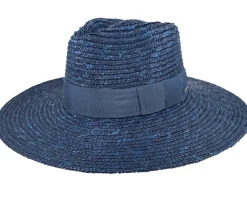 Joanna Hat Joe Blue Straw Hat - Brixton