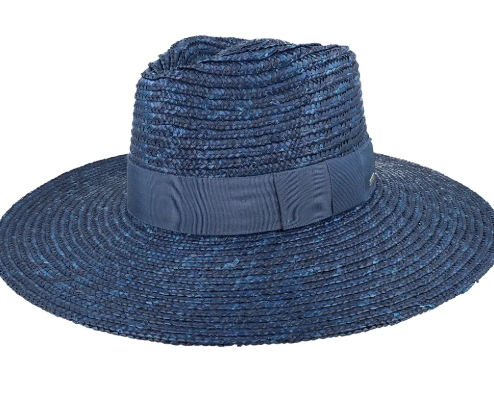 Joanna Hat Joe Blue Straw Hat - Brixton