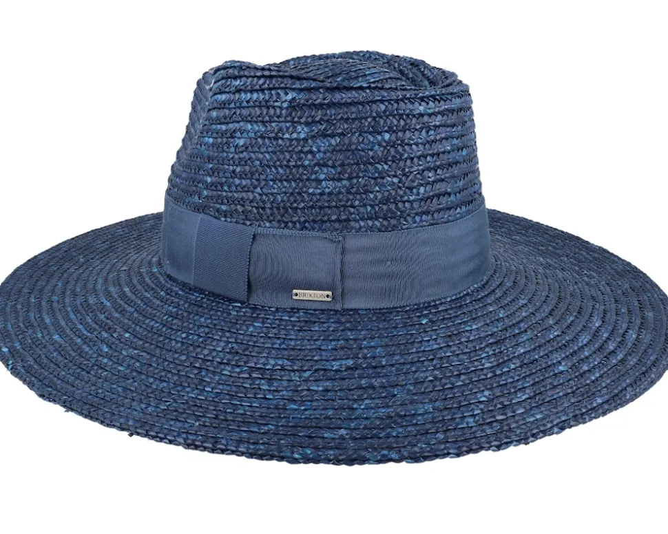 Joanna Hat Joe Blue Straw Hat - Brixton